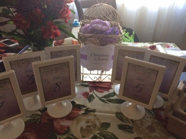 DIY Table Numbers