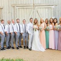 Bridesmaids dresses mix match HELP