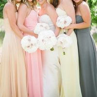 Bridesmaids dresses mix match HELP