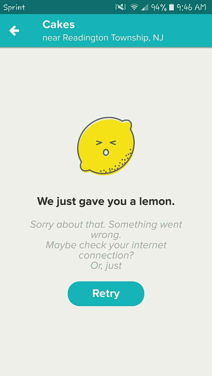 Wedding Wire App issues
