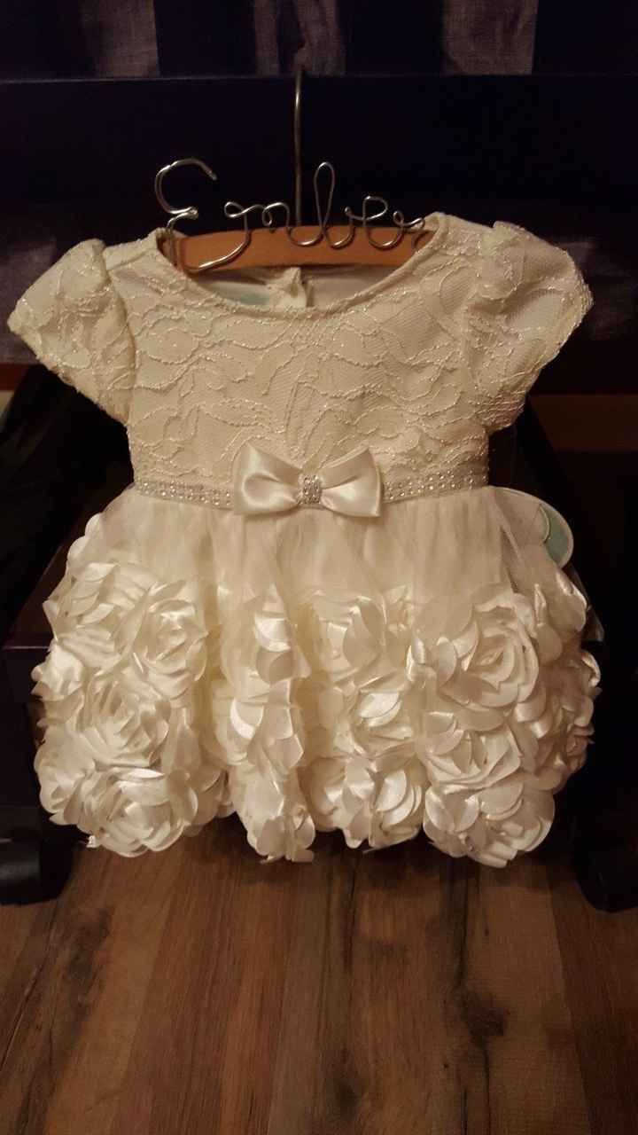 Said "yes to her dress"