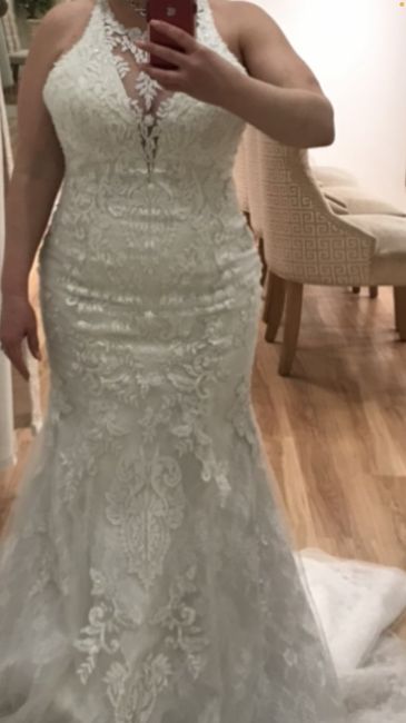 What shape wear for wedding gown - 1