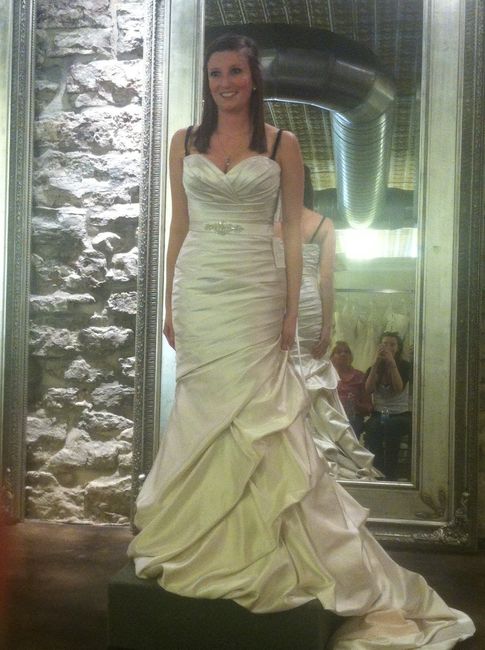 She's home!! And a request for dress porn.