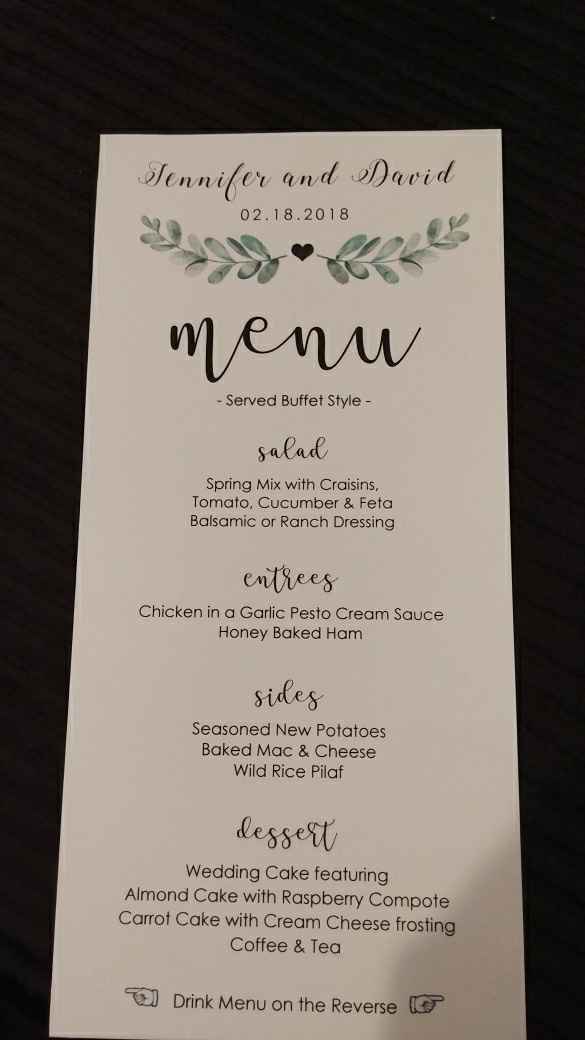 Menu Cards - 1