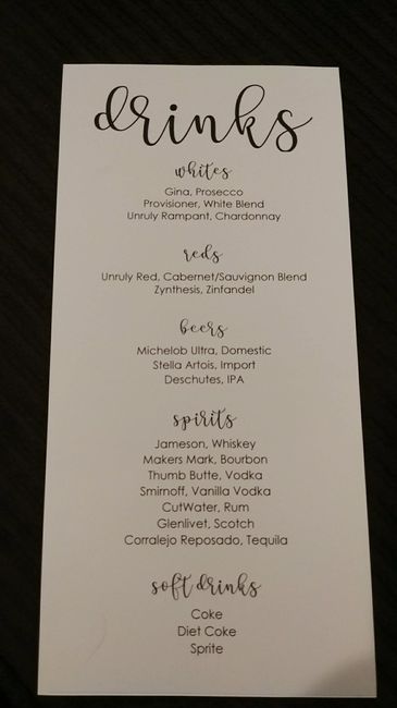 Menu Cards 3