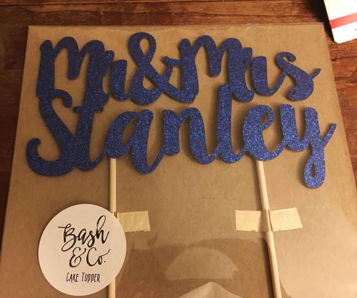 Let's see your cake toppers !