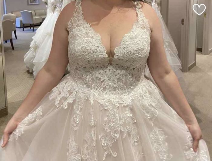 How many dresses did you try on before you found the one? 3