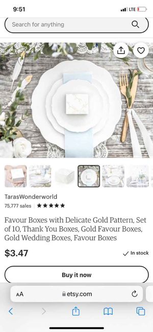 Favors for a Second Wedding Reception? 1