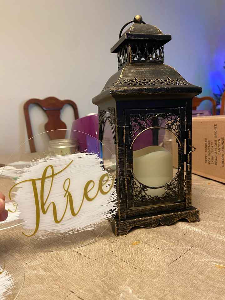 Centerpiece ideas for 8ft long tables - 2