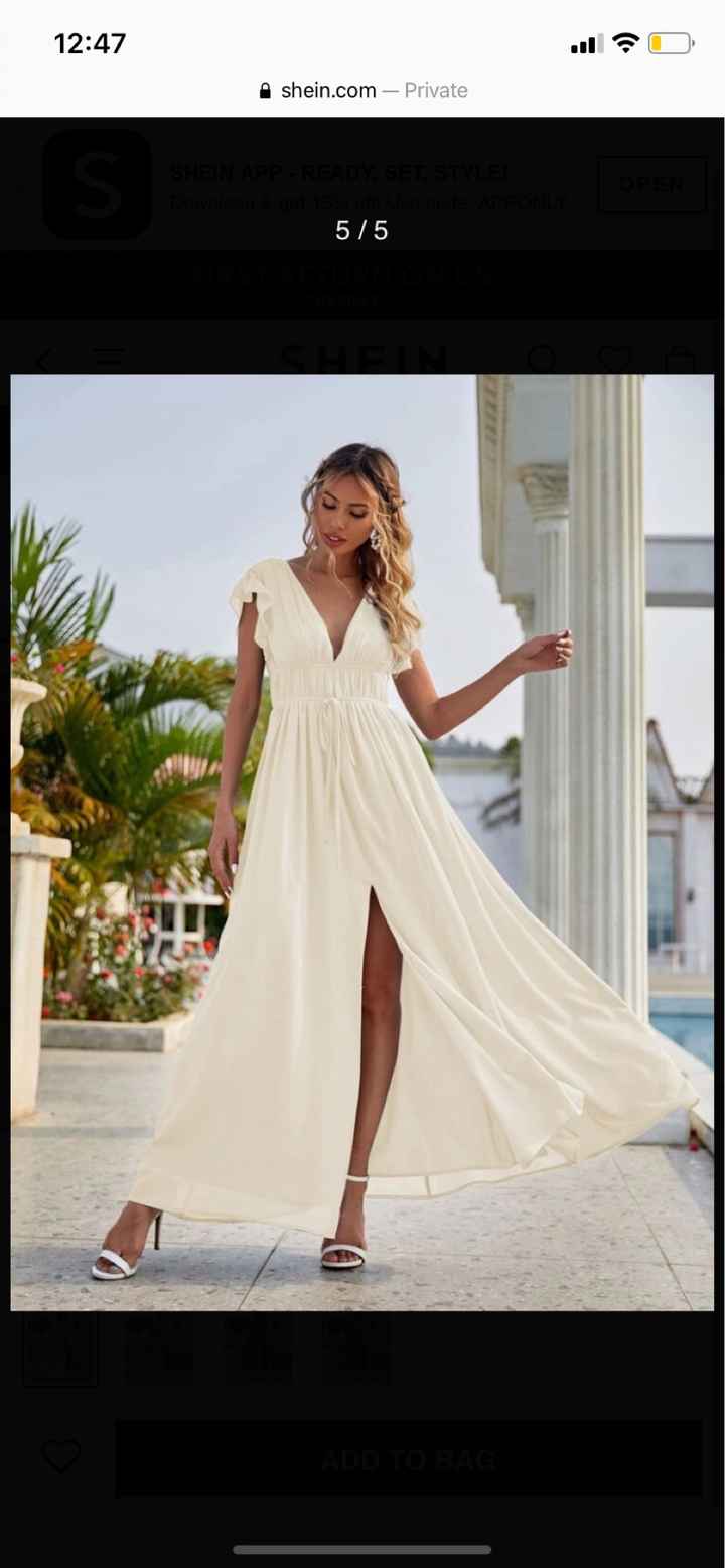 Special dress for the rehearsal dinner? - 1