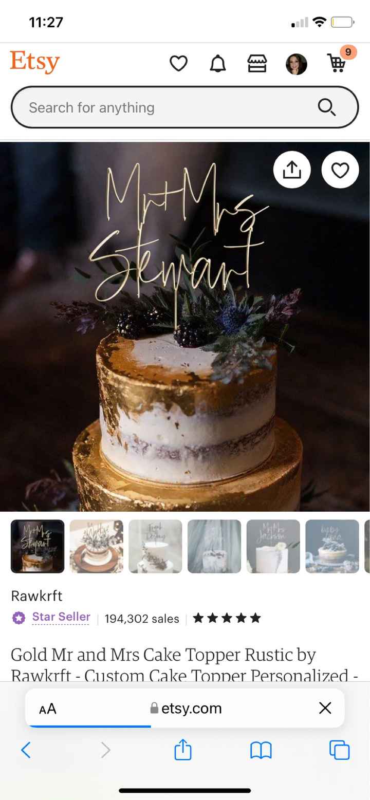 Show Off Your Cake Toppers! - 1
