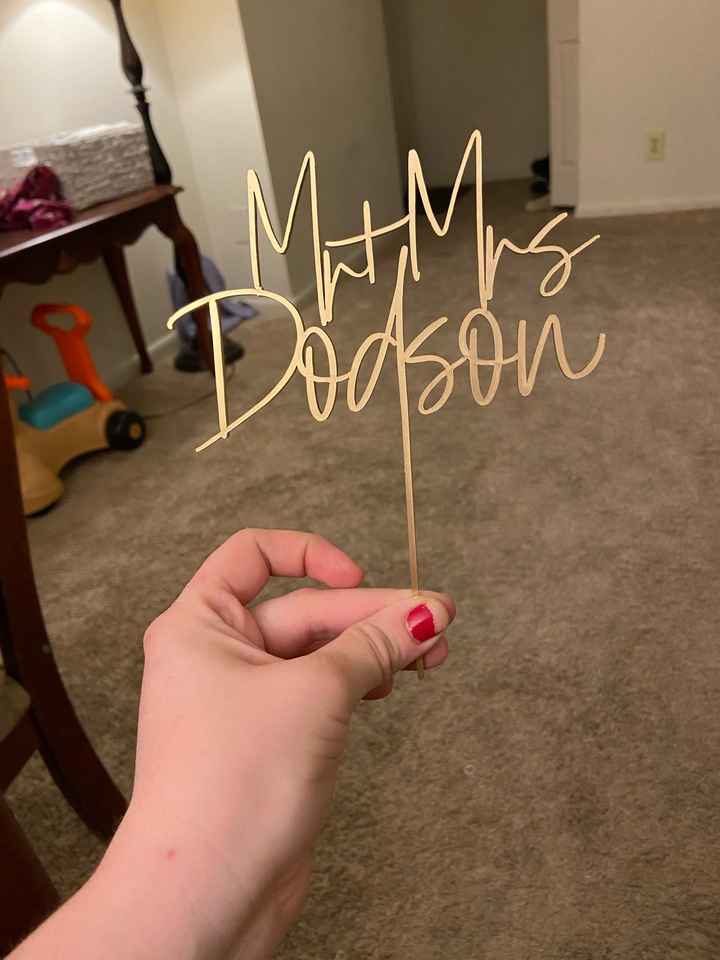Show Off Your Cake Toppers! - 1