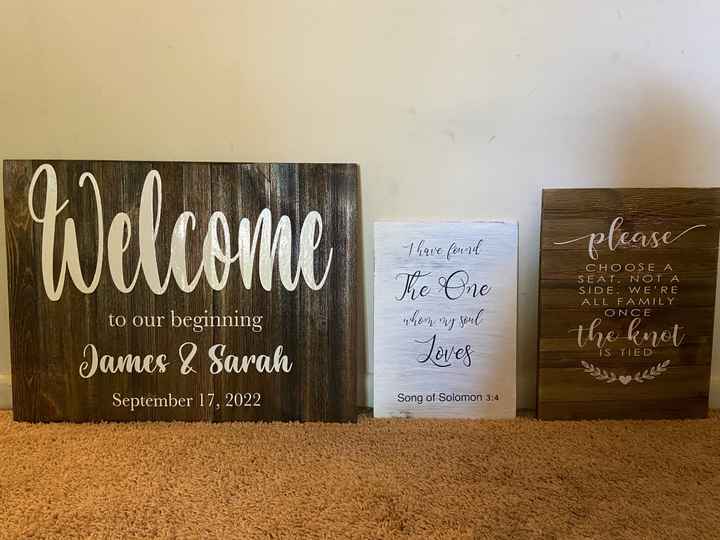 Wedding Signage - 1