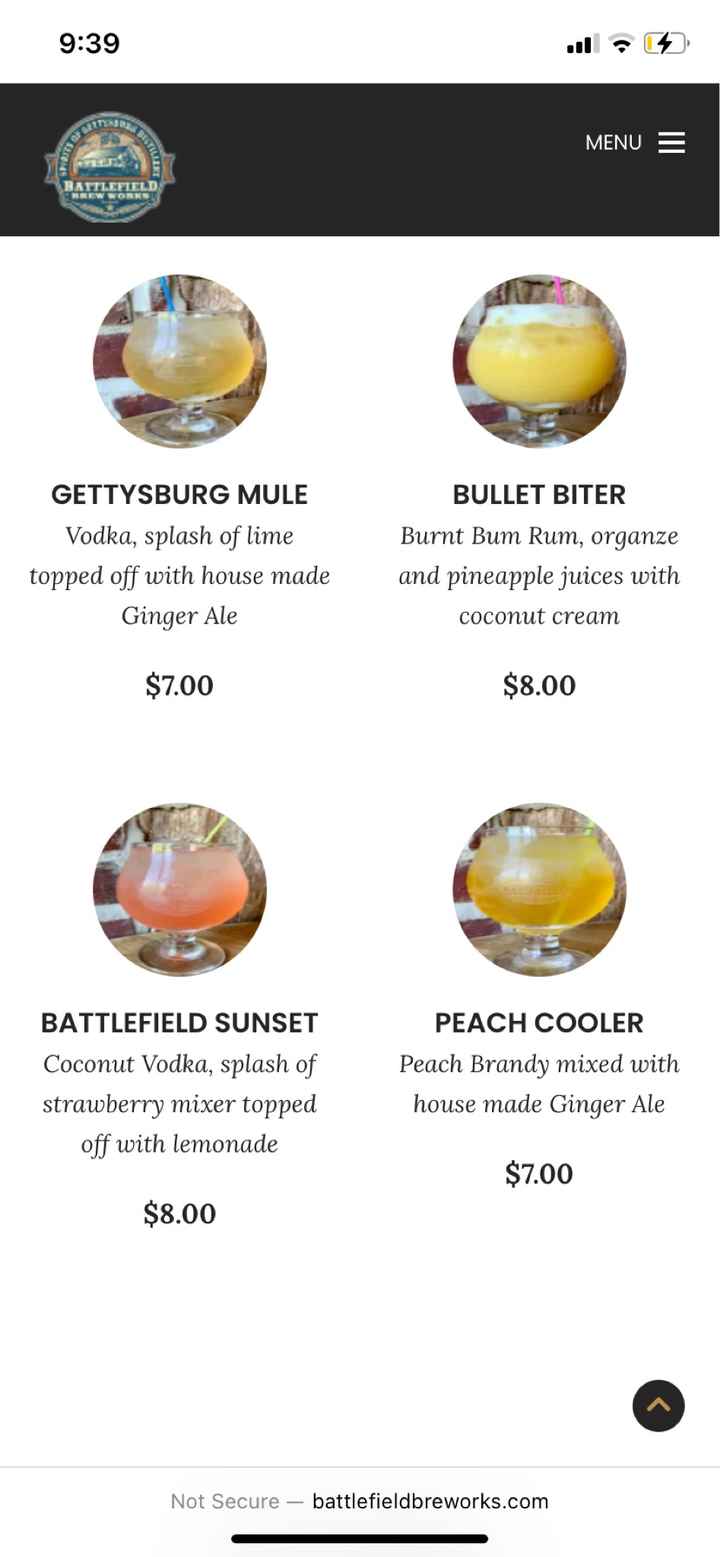 Only offering 1 signature cocktail? - 1