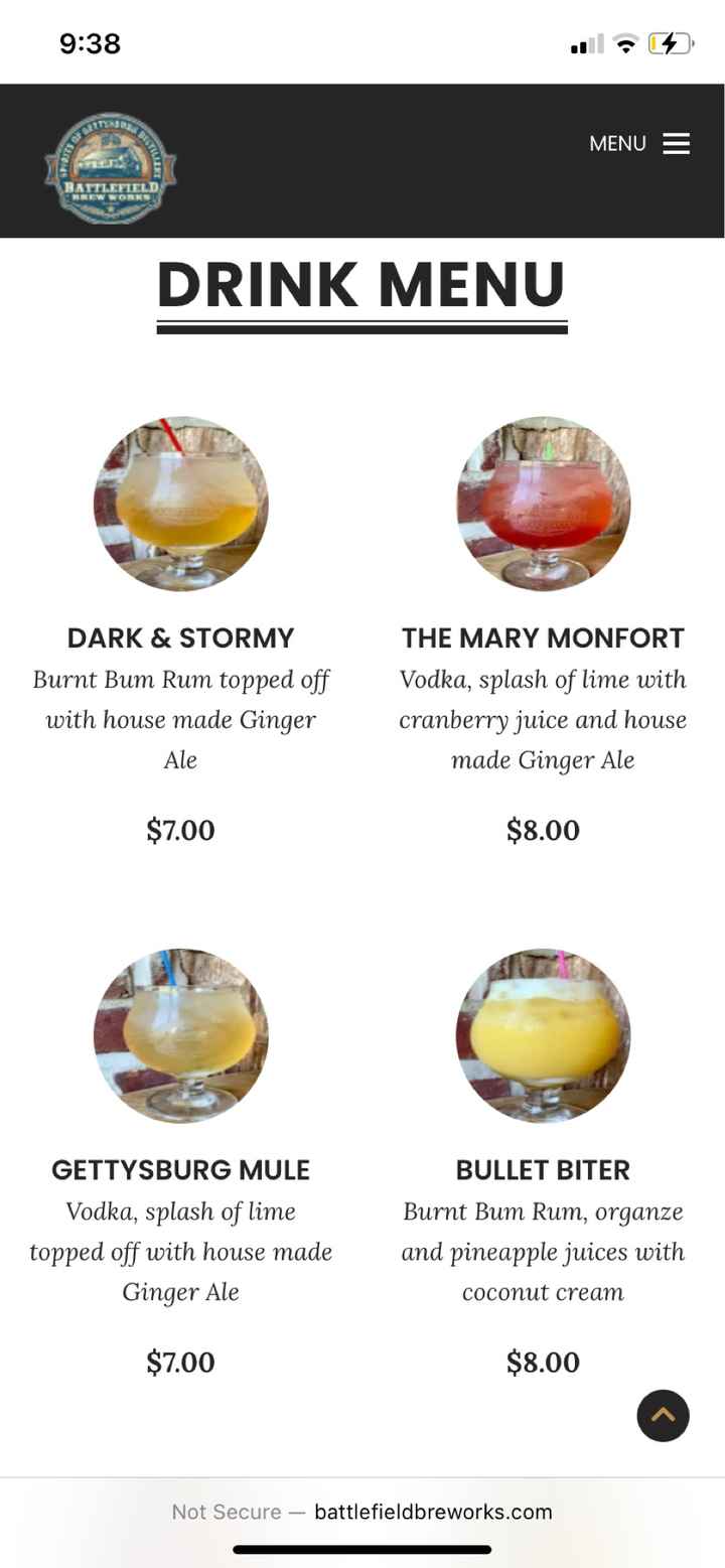 Only offering 1 signature cocktail? - 2