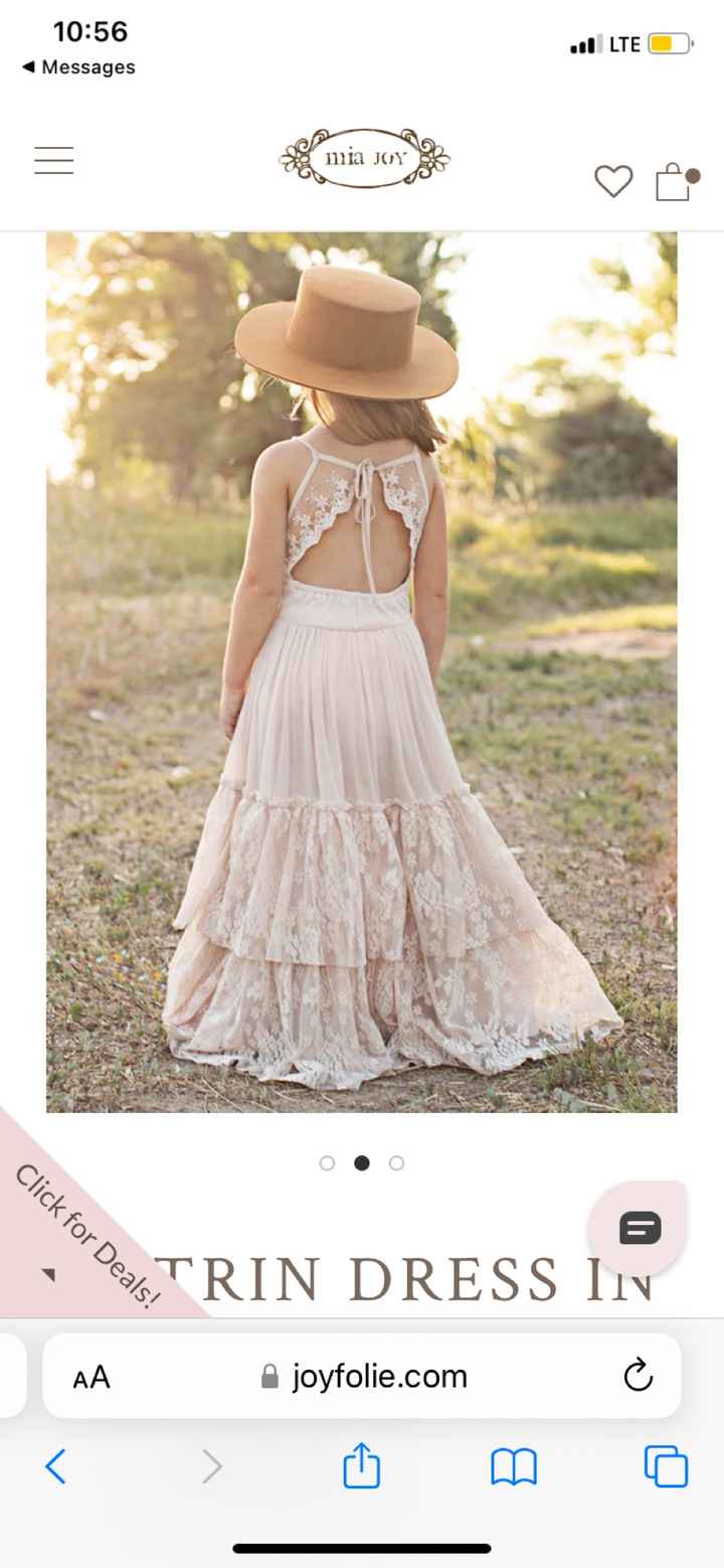 Flower girl dress color - 2