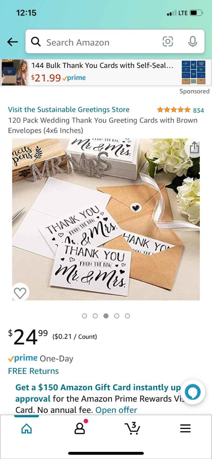 Thank you cards - 1