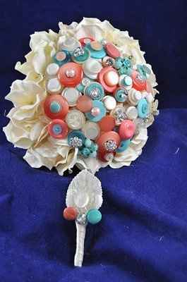 My Button Bouquet is done! *Pic*
