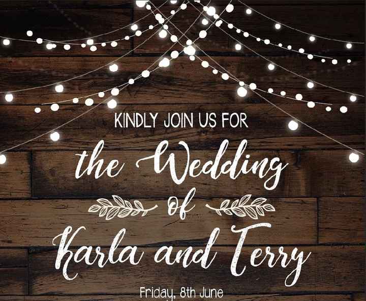 Plain Invitation - 1