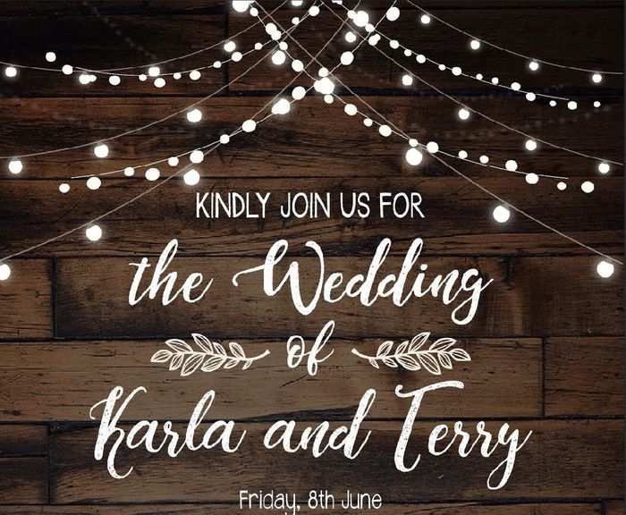 Plain Invitation - 1