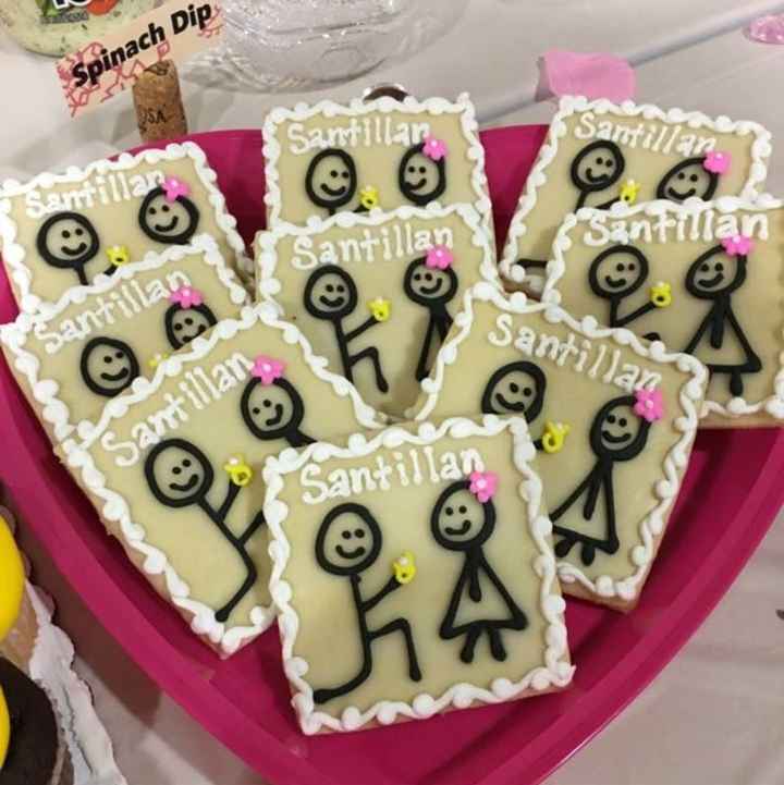 Cookies from our engagement party
