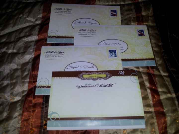 Bridesmaid Newsletter [PiC]