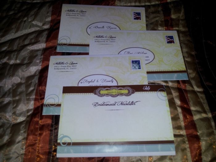 Bridesmaid Newsletter [PiC]