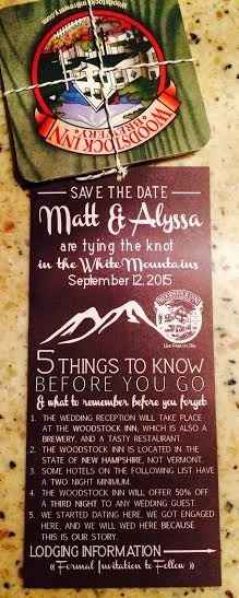 Feedback on DIY Save the Dates