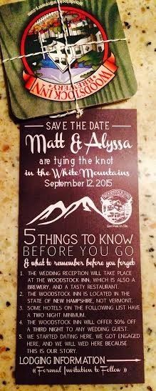 Feedback on DIY Save the Dates