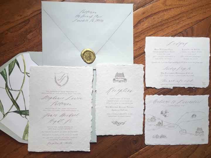 DIY invites in the mail today!
