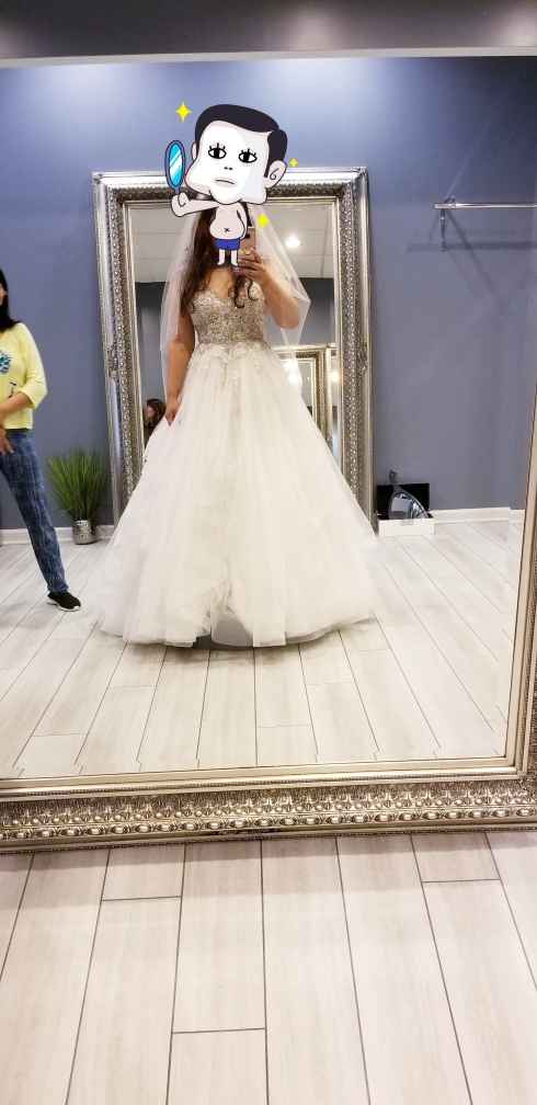 Second guessing my dress - 1