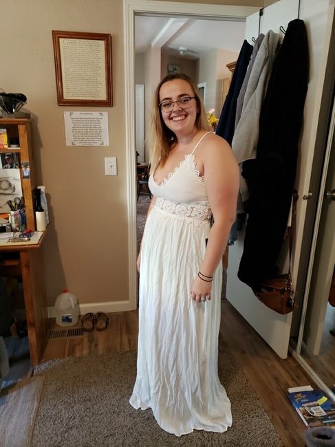 Simple wedding dress? 2