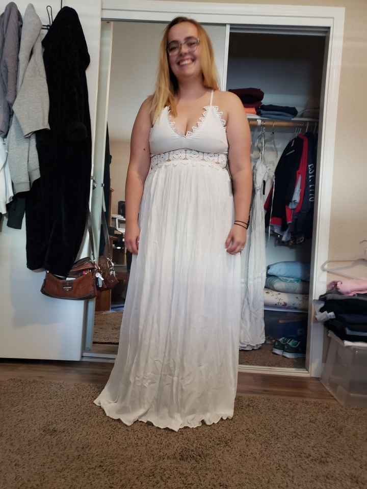 Simple wedding dress? - 1