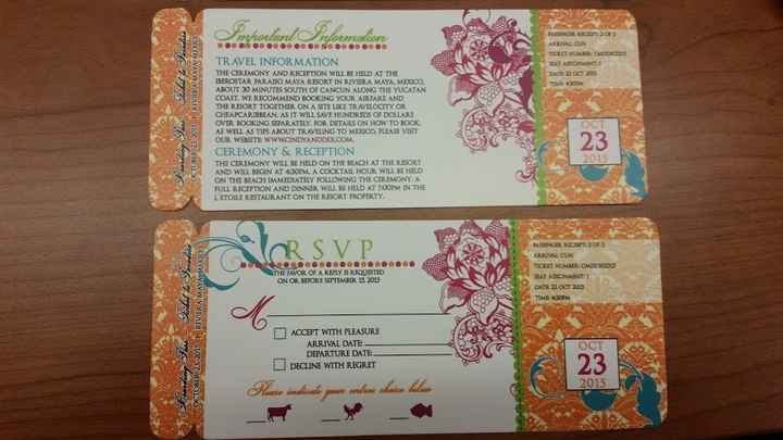 Eeeeeeeeee! They're here and I love them so much!  (invitations)