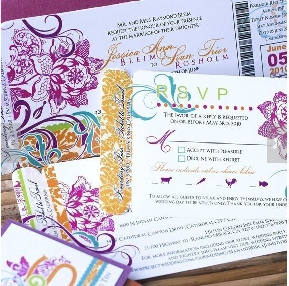 Opinion on invites - additional insert?