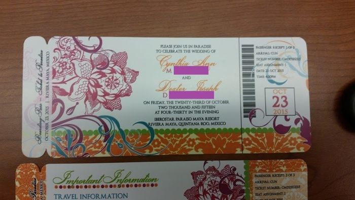 Eeeeeeeeee! They're here and I love them so much!  (invitations)