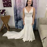 Wedding Dress Neckline Alterations - 1