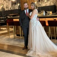 Wedding dress framed keepsake - 1