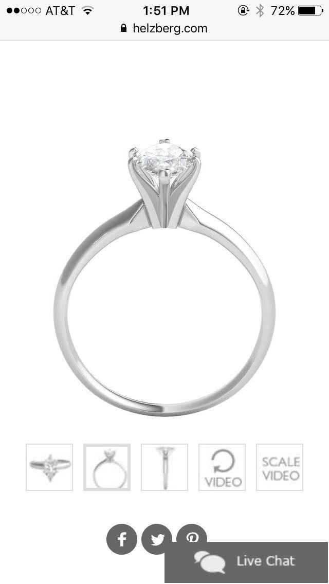 Marquise ring and nursing