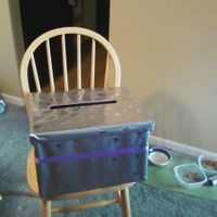 Made our own card box