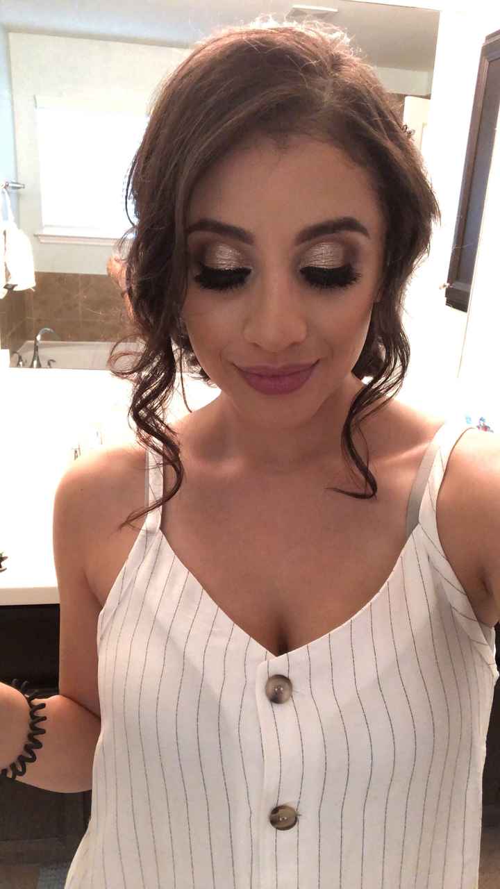 Hair and makeup trial! - 1