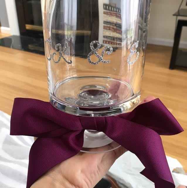 Mock up of the guest book table