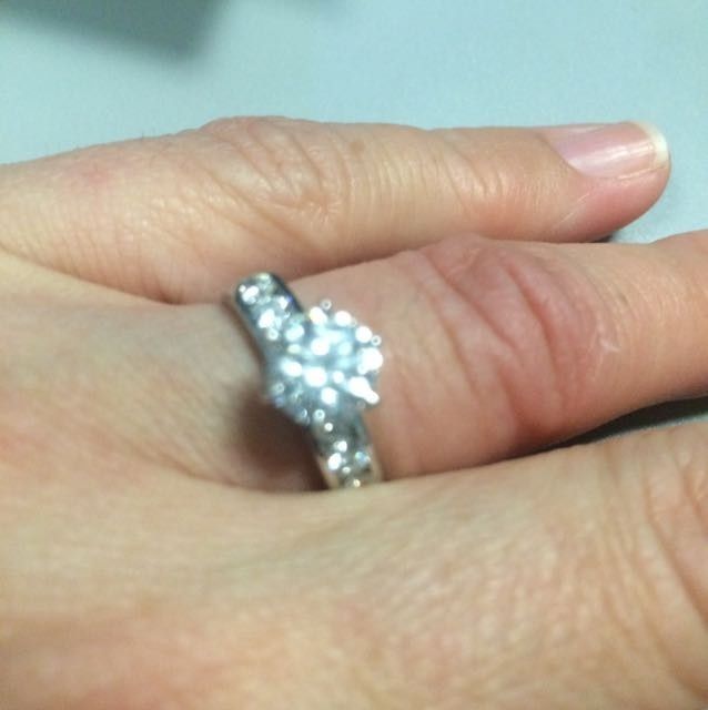 Wedding band came in...do you think it matches my engagement ring?