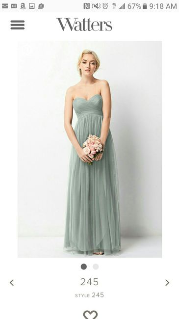 Bridesmaids Dresses in Sage Green