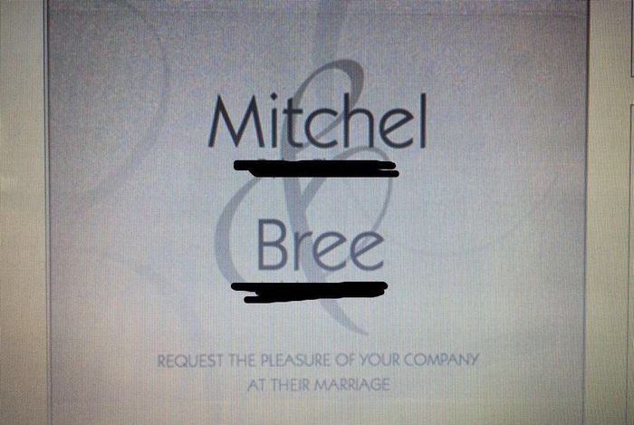 Formal invitations