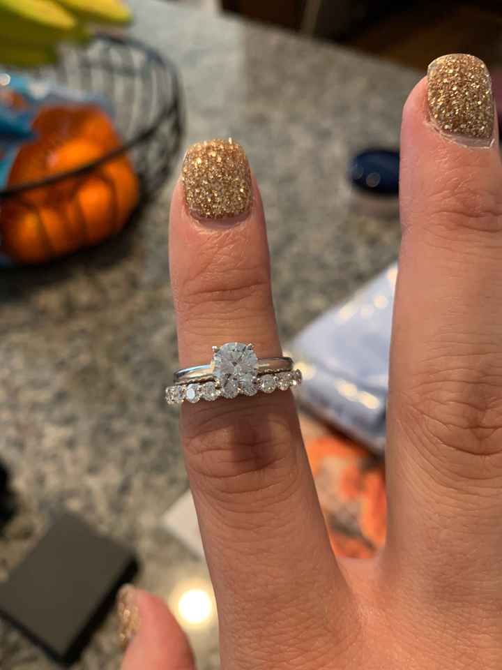 i got my wedding band! Show me your beautiful rings! - 1