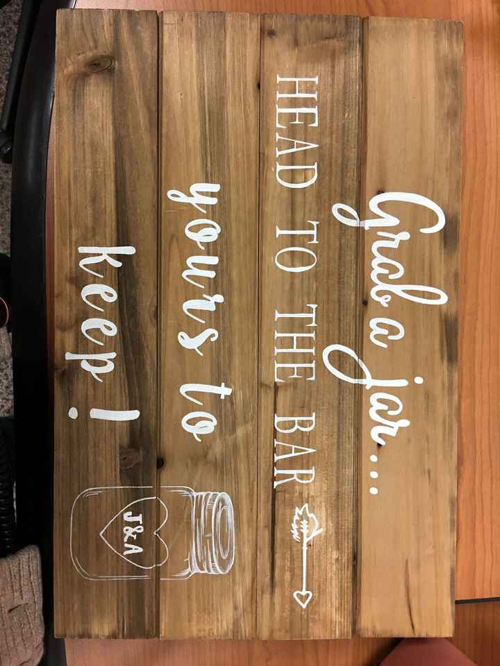 What wedding signs will you have and where did you get them?