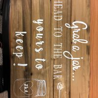 What wedding signs will you have and where did you get them?