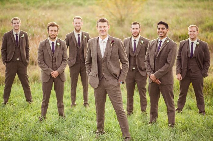 Groom's Suit - blue, grey, brown, help! 8