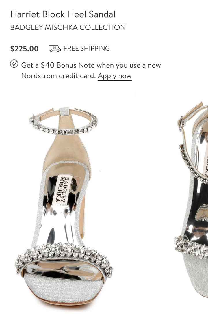 What shoe would go best with a silver dress?? 2